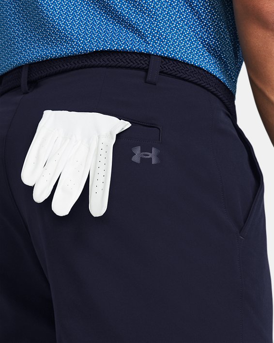 Men's UA Matchplay Tapered Shorts in Blue image number 3